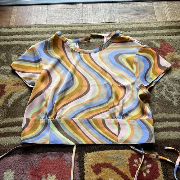 Urban Outfitters Tops - UO silky crop top